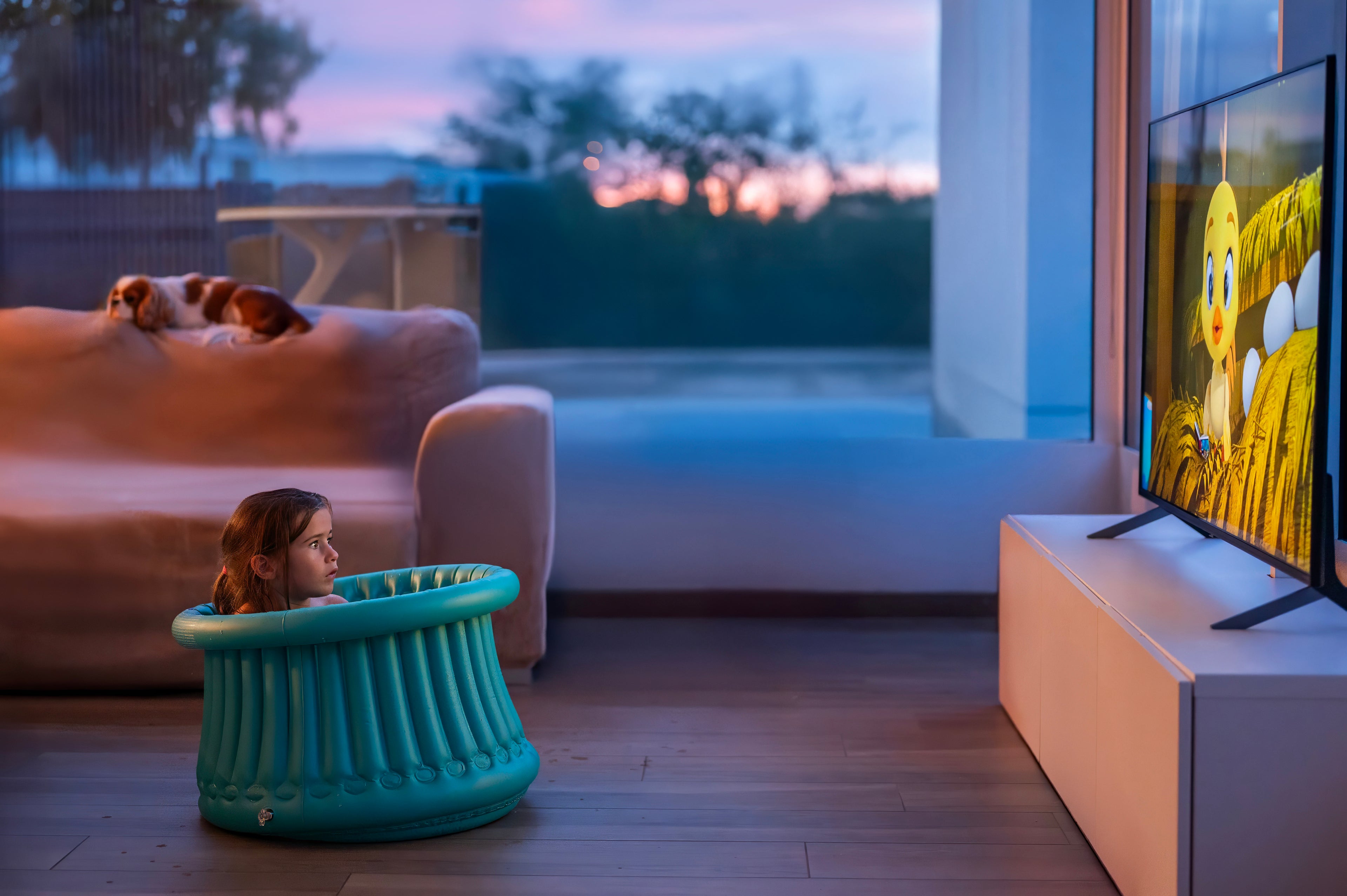 Cupcake Babies Big Bath Turquoise & inflator (suitable from 1 year up to 8 years)