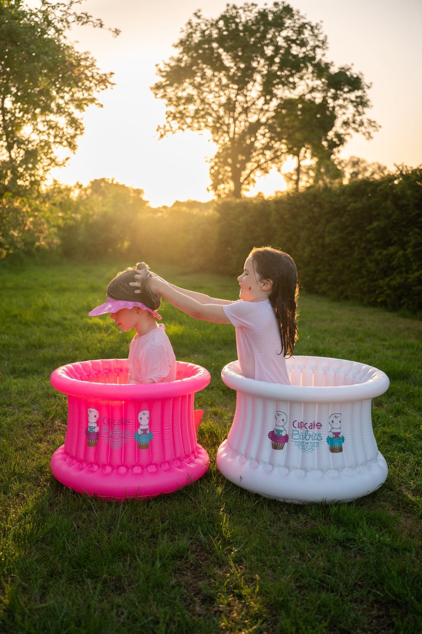 Cupcake Babies Shampoo Cap Pink - Cupcake Babies USA