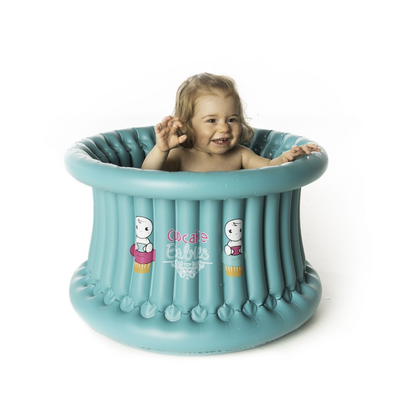 Cupcake Babies Big Bath Turquoise &amp; inflator (suitable from 1 year up to 8 years)