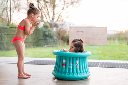 Cupcake Babies Big Bath Turquoise &amp; inflator (suitable from 1 year up to 8 years)