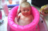 Cupcake Babies Small Bath Pink & travel pouch & inflator (suitable from birth up to 1 year) - Cupcake Babies USA