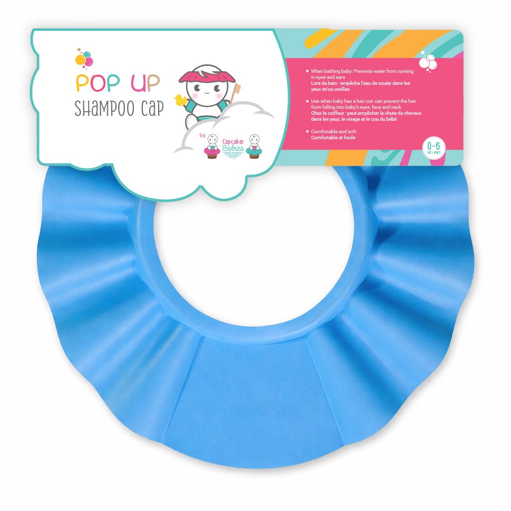 Shampoo Cap Blue - Cupcake Babies USA